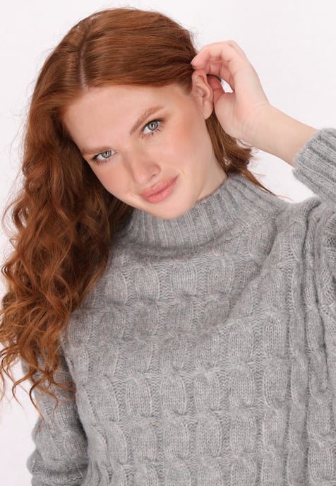 Dreimaster Jumper Dames grijs melange - Image 5