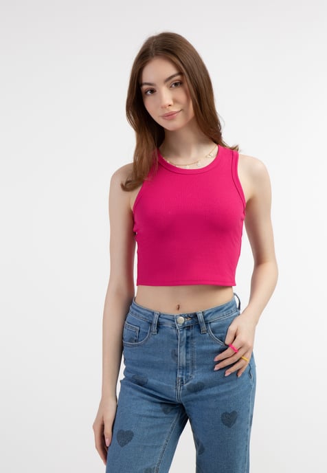 Mymo Tanktop Dames roze - Image 3