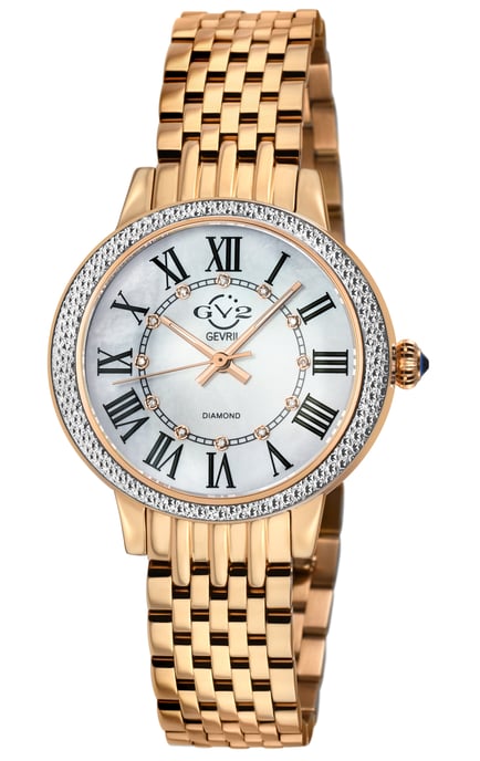 Astor III MOP Dial Swiss Quartz Stainless Steel Diamond Watch - Image 1