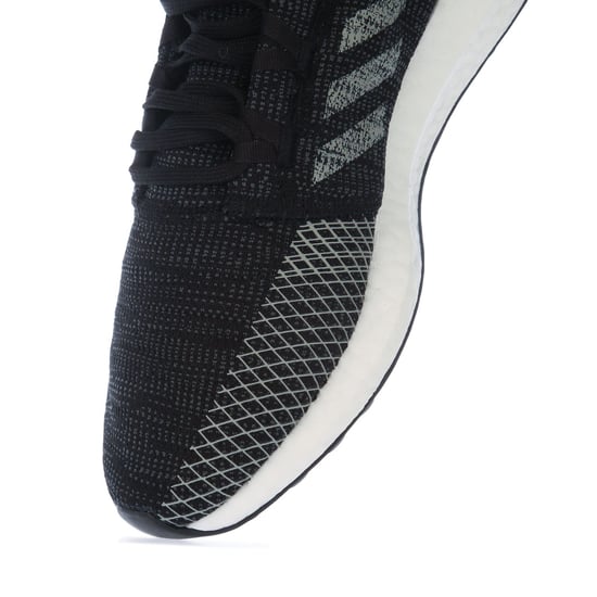 Men's adidas Pureboost Go Running Shoes in Black Grey