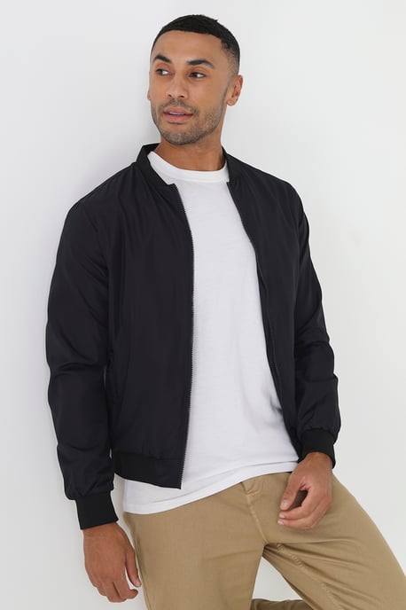 Black 'Sanjay' Bomber Jacket