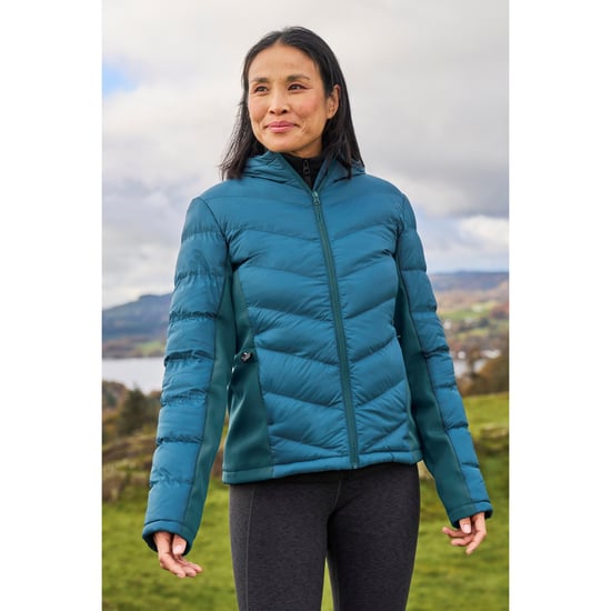 Mountain Warehouse Dames Turbine Gevoerde Soft Shell Jas (Teal) - Image 1