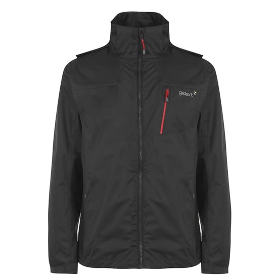 Gelert Mens Horizon Waterproof Jacket Coat Top Chin Guard Breathable Hooded Zip