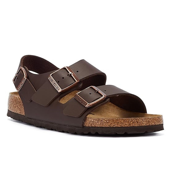 Birkenstock Milano Birko Flor Bruin Smalle Sandalen - Image 2