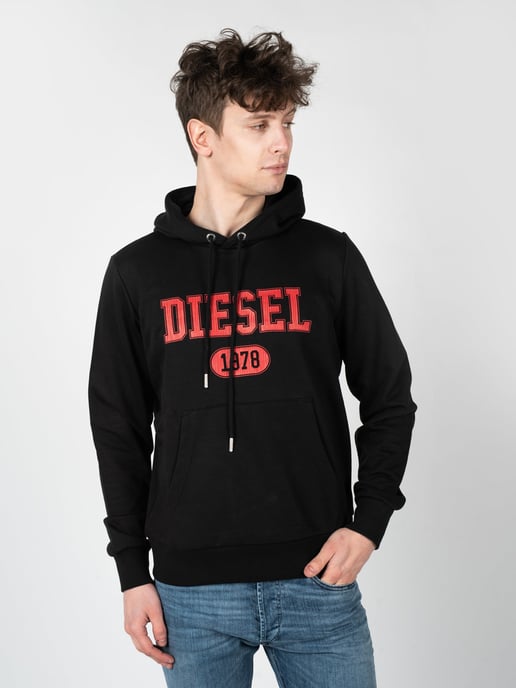 Diesel Sweatshirt S-Ginn Men's Black - Image 3