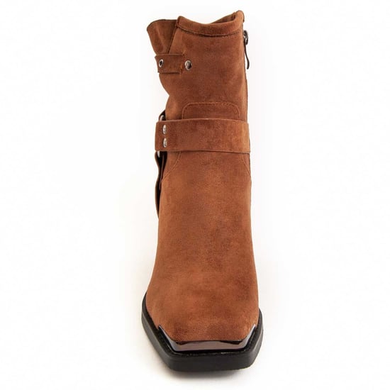 Montevita Heel Ankle Boot Town In Brown
