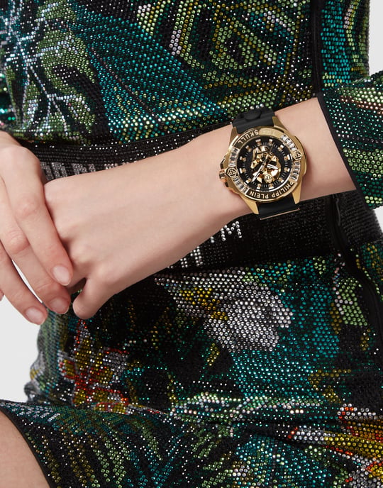 Philipp Plein The $kull Genderless Unisex's Black Watch PWNAA0122 - Image 3