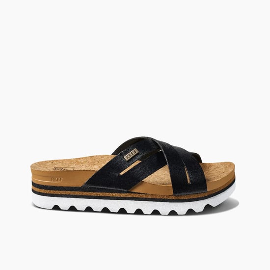 Cushion Bloom Hi Black/Tan Sandal