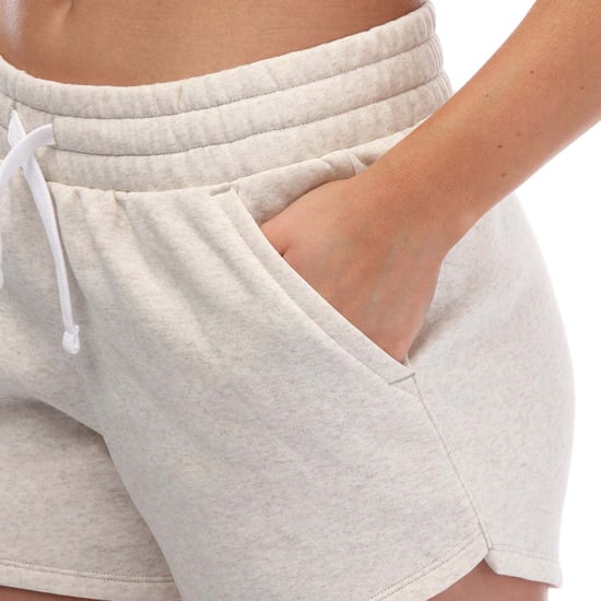Women's Under Armour UA Rival Fleece Shorts in Oatmeal