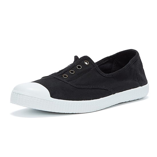 Victoria Inglesa Elastico Womens Trainers - (Black) - Image 3