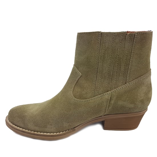 Woman's ankle boot Csy color Green