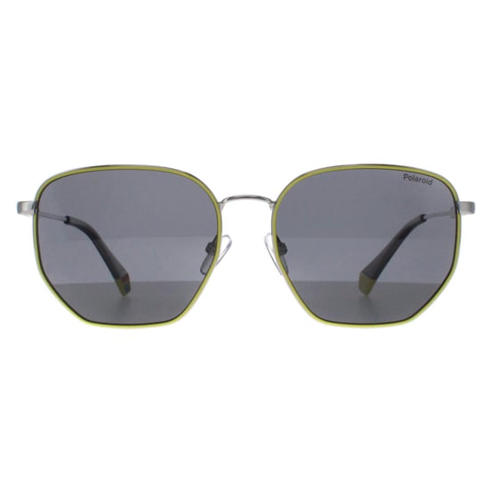 Polaroid Square Unisex Palladium Geel Grijs Gepolariseerd PLD 6214/S/X - Image 1