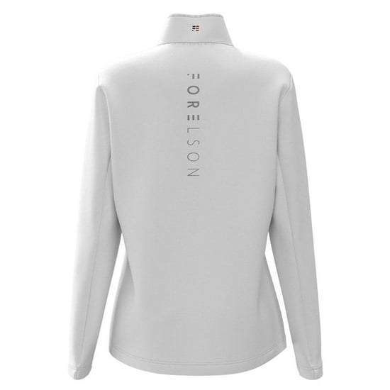 Forelson Dames/Dames Broadway Quarter Zip Golf Base Layer Top (Wit) - Image 2
