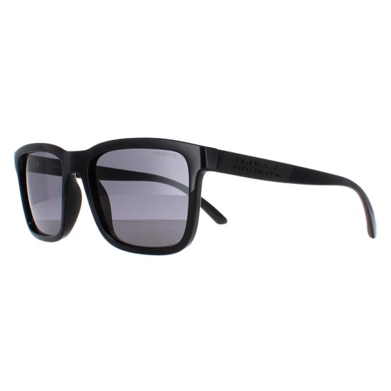 Arnette Rectangle Unisex Matte Black Dark Grey Polarized AN4283 Shyguy