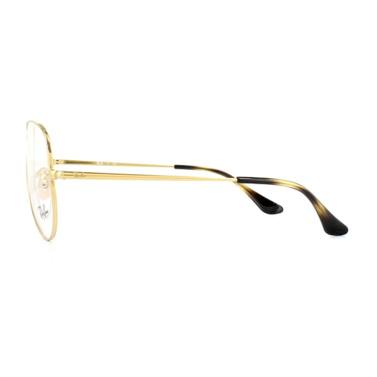 Ray-Ban Aviator Gold Unisex Women Glasses Frames - Image 3