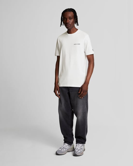 Lyle & Scott Embroidered T-Shirt White