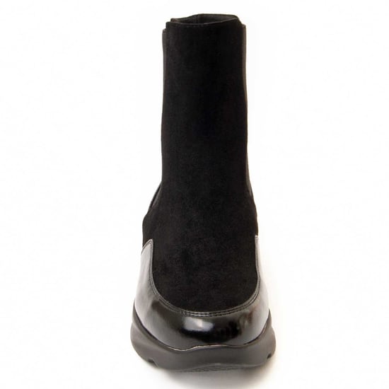 Montevita Wedge Ankle Boot Calig2 In Black