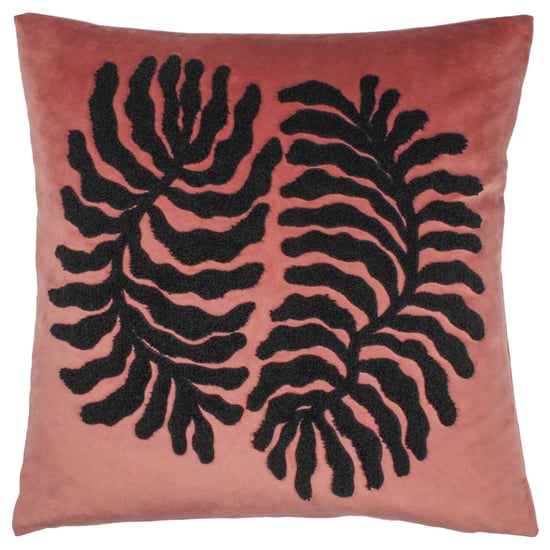 furn. Maldive Botanical Velvet Tufted Cushion Cover - Image 1