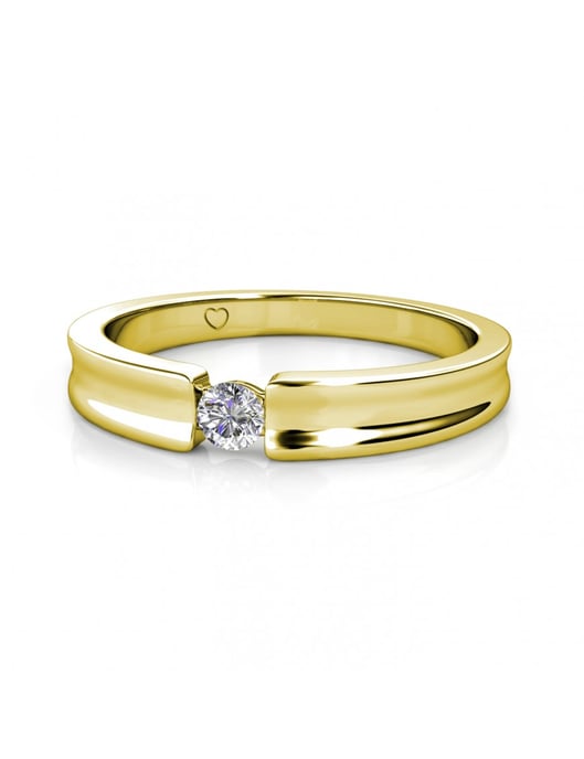 Eenvoud Ring - Oostenrijks Kristal - Image 4