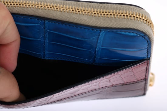 Dolce & Gabbana Multicolor Crocodile Leather Continental Wallet