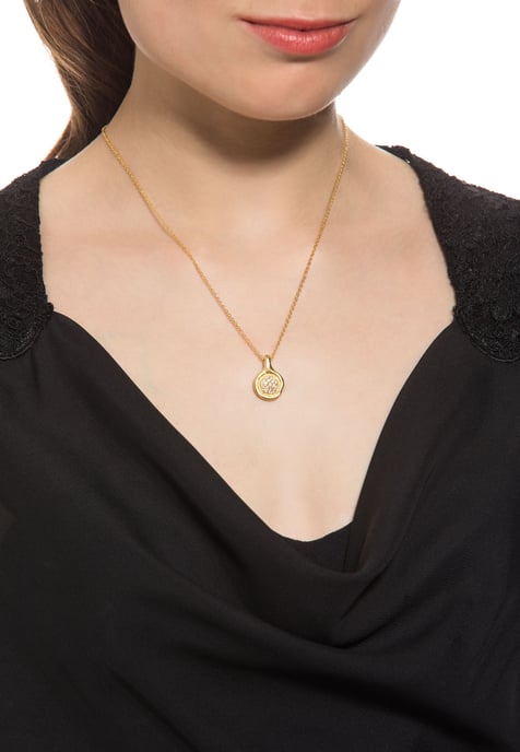 Orphelia Women's 925 Sterling Silver Chain with Pendant - Silver ZH-4849/1