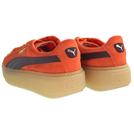 PUMA Platform Trace Block Orange Womens Trainers