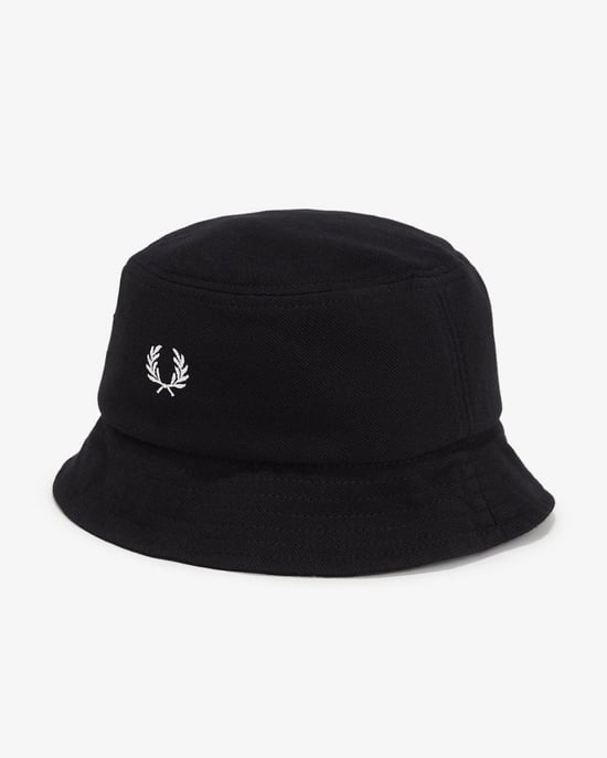 Fred Perry Mens Pique Bucket Hat - Image 1