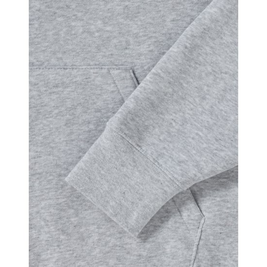 Russell Heren Authentieke Hoodie (Licht Oxford Grijs) - Image 4