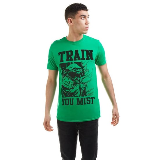 Star Wars Mens Train You Must Yoda T-Shirt (Green/Black)