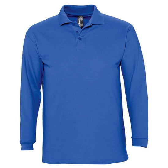 SOLS Volwassen uniseks Winter II poloshirt met lange mouwen (Koningsblauw) - Image 1