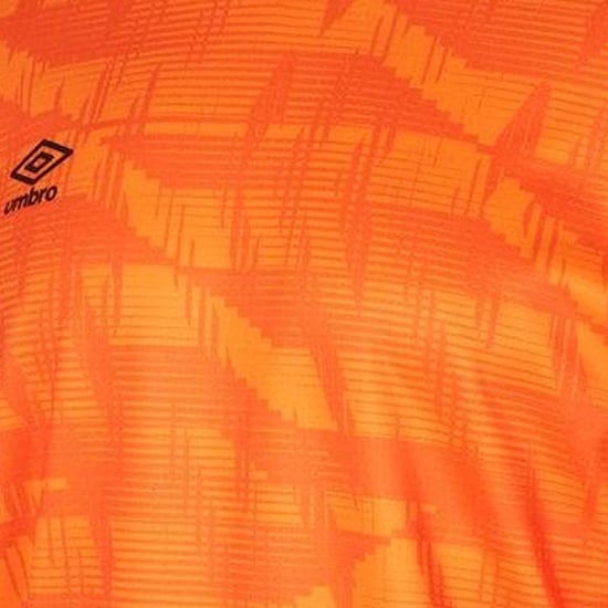Umbro Mens Counter Goalkeeper Jersey (Shocking Orange/Hunter Orange/Black) - Image 3