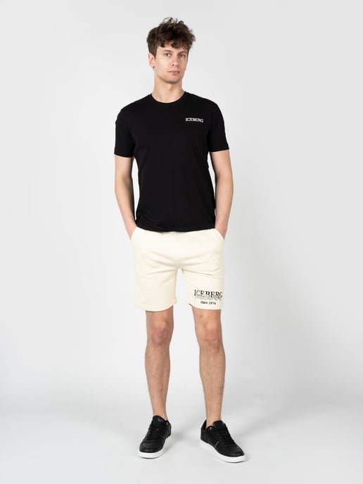 Iceberg T-Shirt C-Neck Men's Black - Image 2