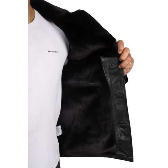 Men's Reefer Leather Blazer Jacket -Pablo