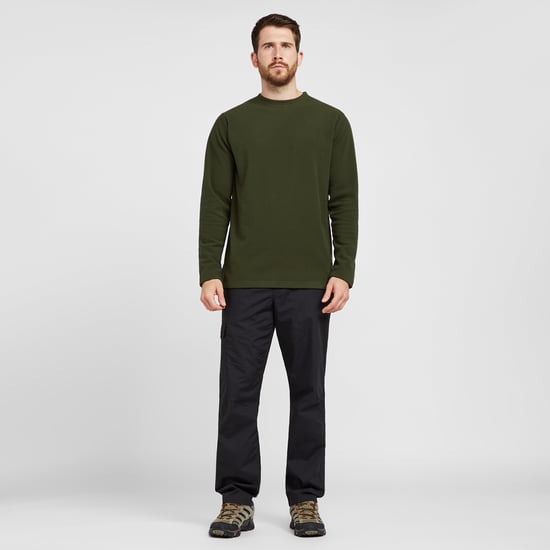 Peter Storm Men's Bracken Crew Recycled Polyester Fleece Top, Lightweight Mid-layer