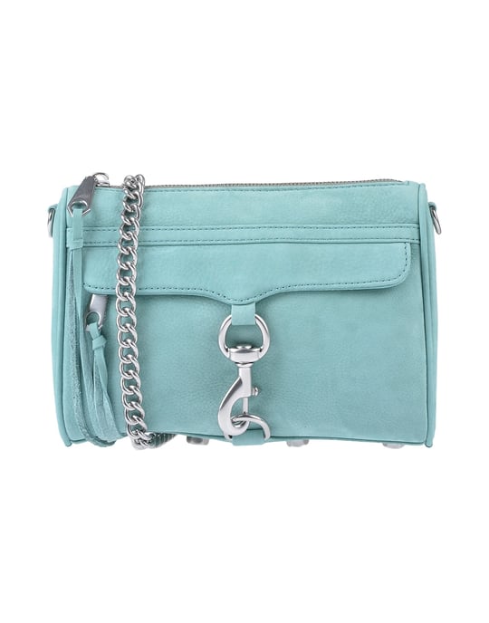 Rebecca Minkoff Light Green Leather Cross Body Bag