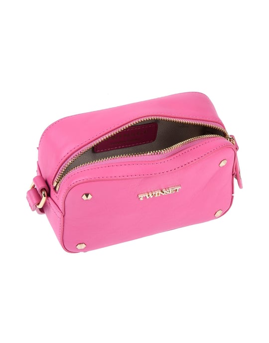 Twinset Women's Cross-Body Bags Fuchsia Bovine