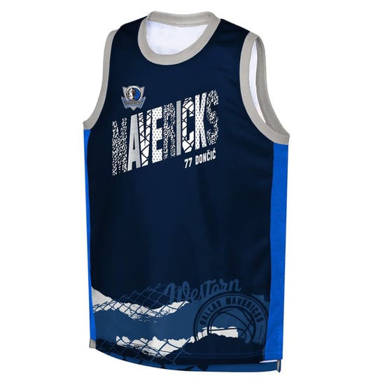 NBA Dallas Mavericks 77 Luka Doncic Mens Fast Break Shooter Vest - Image 1
