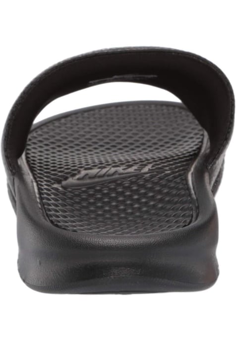 Nike Benassi Slip On Sliders in Black/Black - Image 4
