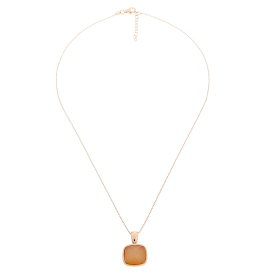 Orphelia 'Isabella' Women's 925 Sterling Silver Chain with Pendant - Rose ZH-7198/OR