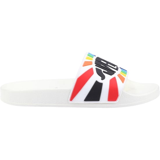 Superga Slide Synthetic Women's White/Multicolour Sandals - Image 4