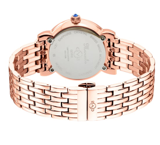 GV2 Womens Swiss Quartz Diamonds Marsala Bracelet watch - Image 2