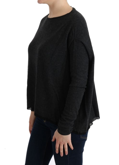 Costume National Gebreide trui in grijs viscose voor dames - Image 2