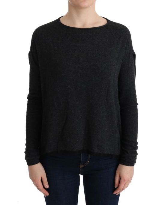 Costume National Gebreide trui in grijs viscose voor dames - Image 1