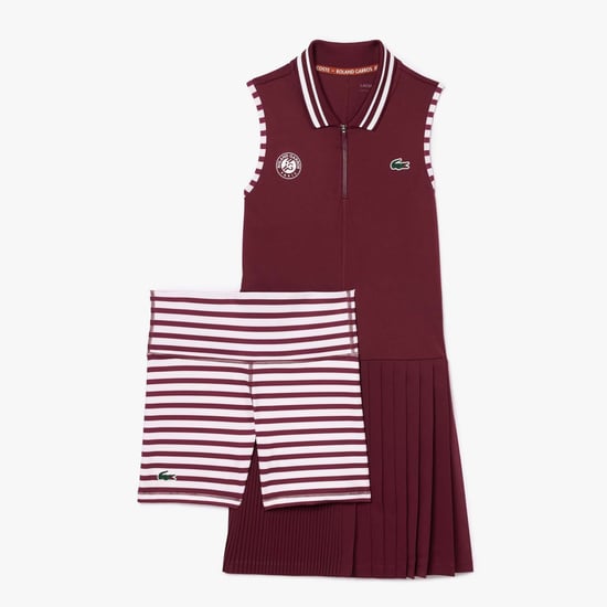 Women's Lacoste Roland-Garros Edition Sport Stretch Tennis Dress in Purple