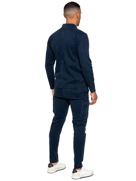 Enzo | Heren Cargo Trainingspak Set - Navy - Image 3