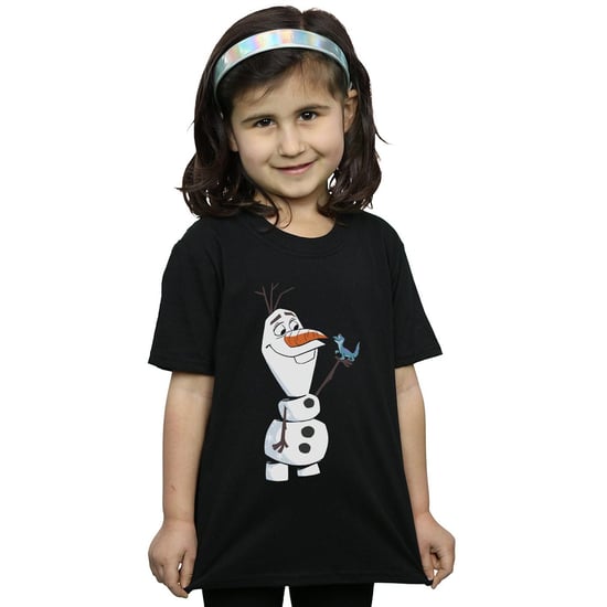 Disney Meisjes Frozen 2 Olaf en Salamander Katoenen T-Shirt (Zwart) - Image 2