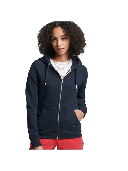Superdry Organic Cotton Vintage Logo Embroidered Zip Hoodie