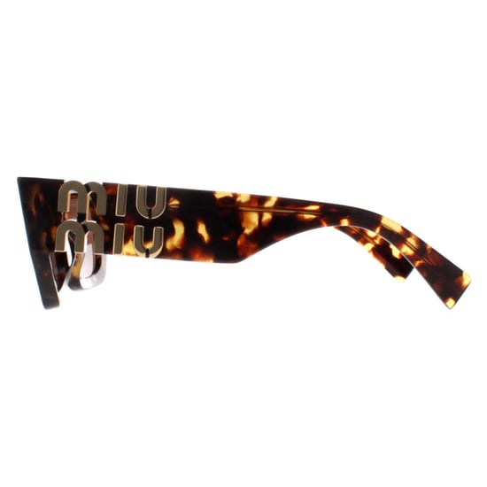 Miu Miu Rectangle Womens Honey Havana Dark Brown MU09WS