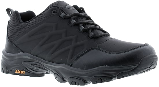 Mens Nubuck Pu/Leather Hiker Shoe With Padded Collar Leather Mudguard And Counter Padded Sock And Me