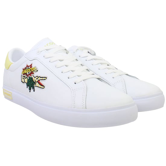Lacoste Powercourt 222 7 CFA Womens White Trainers - Image 5